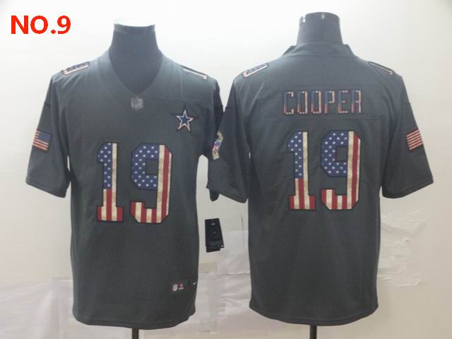 Men's Dallas Cowboys #19 Amari Cooper Jerseys NO.9;